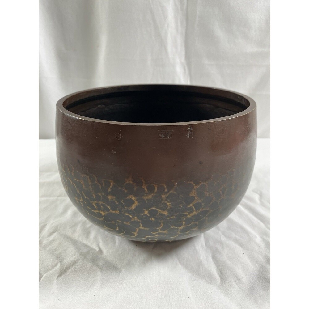 Buddhist Rin Bell Japanese Temple Orin Singing Bowl Brass Made in Japan #4
